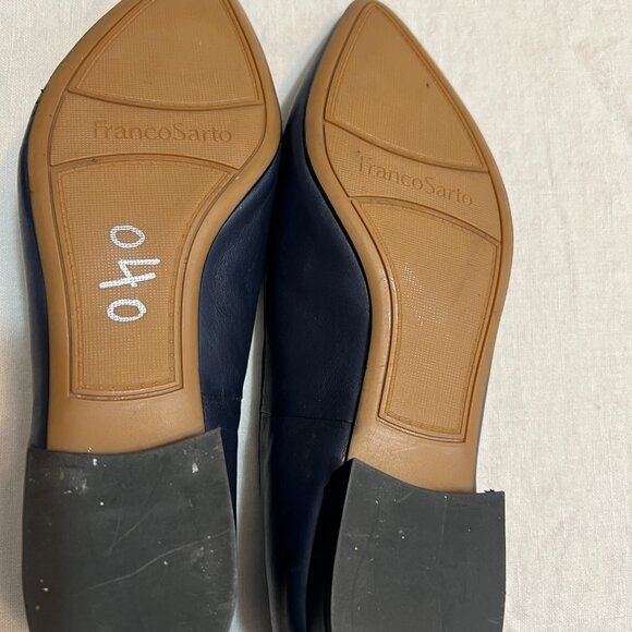 Franco Sarto Black Leather Loafers - Picture 7 of 7